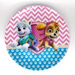 Paw Patrol Everest and Skye Plate