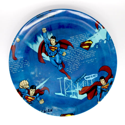 Kids Cartoon Plate (Superman Comic)