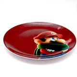Kids Cartoon Plate (Super Mario - Red)