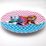 Paw Patrol Everest and Skye Plate
