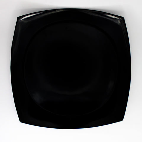 Square Dinner Plate (Black)