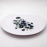 Blue Bouquet Plate