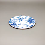 Pack of 6 Round Coasters (Oriental Blue)