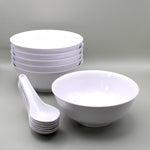 Kanji Bowl Set (6 Pax) - White