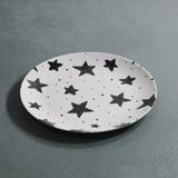 Kids Big Plate (Black Starburst)
