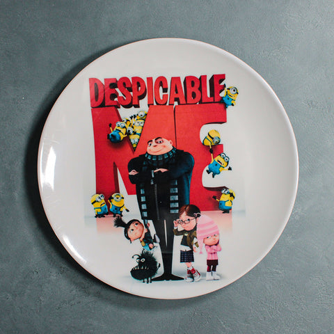 Kids Cartoon Plate (Despicable Me)