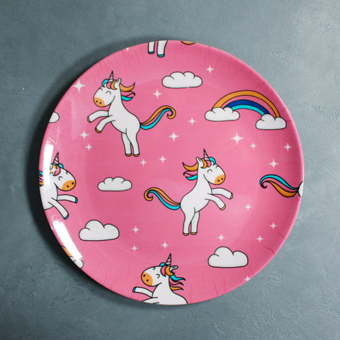 Kids Big Plate (Unicorn Skies)
