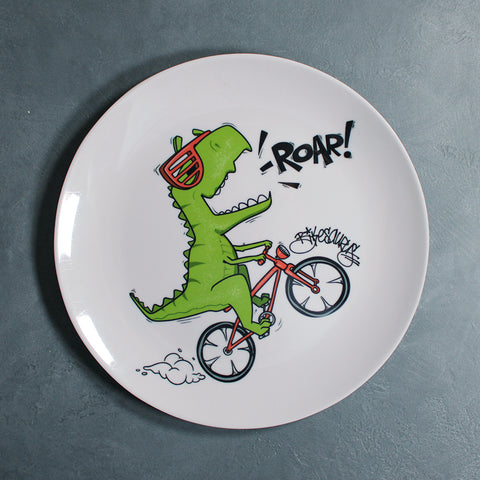 Kids Big Plate (Roar on Wheels)