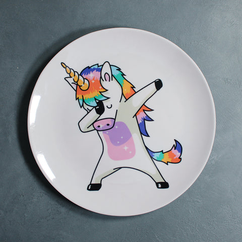 Kids Big Plate (Unicorn Dab)