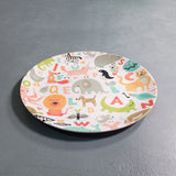 Kids Big Plate (Animal Letters)