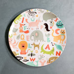 Kids Big Plate (Animal Letters)