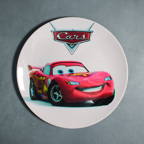 Kids Cartoon Plate (Cars)