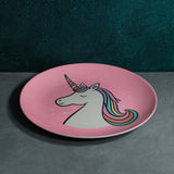 Kids Big Plate (Unicorn Pink)