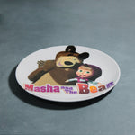 Kids Cartoon Plate (Masha and the Bear)