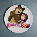 Kids Cartoon Plate (Masha and the Bear)