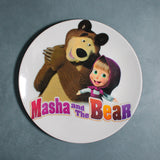 Kids Cartoon Plate (Masha and the Bear)
