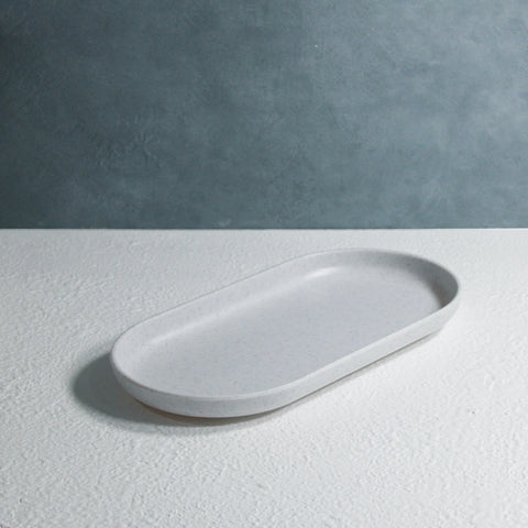 Matt-Finish Tray (White Granite)
