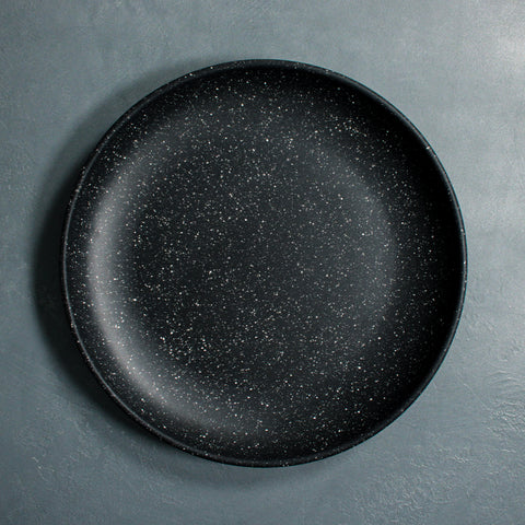 Matte Dinner Plate (Black Granite)