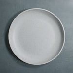 Matte Dinner Plate (White Granite)