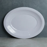 Large Oval Rice Platter - White (5-6 persons)