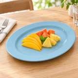 12" x 10" Oval Dish (Light Blue)