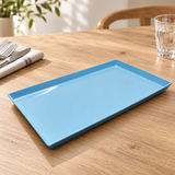 16" x 10" Rectangle Platter (Light Blue)