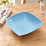 650ml Square Bowl (Light Blue)