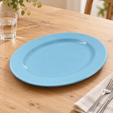 12" x 10" Oval Dish (Light Blue)