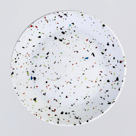 Dinner Plate (Confetti - White)