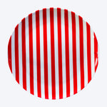 Dinner Plate (Stripes - Red)