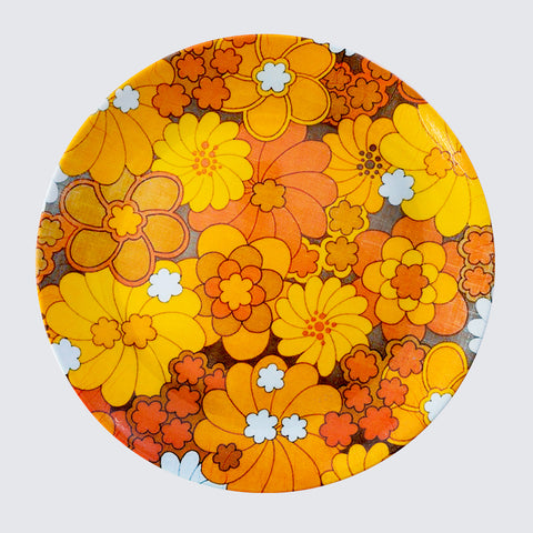 Dinner Plate (Autumn Flowers)