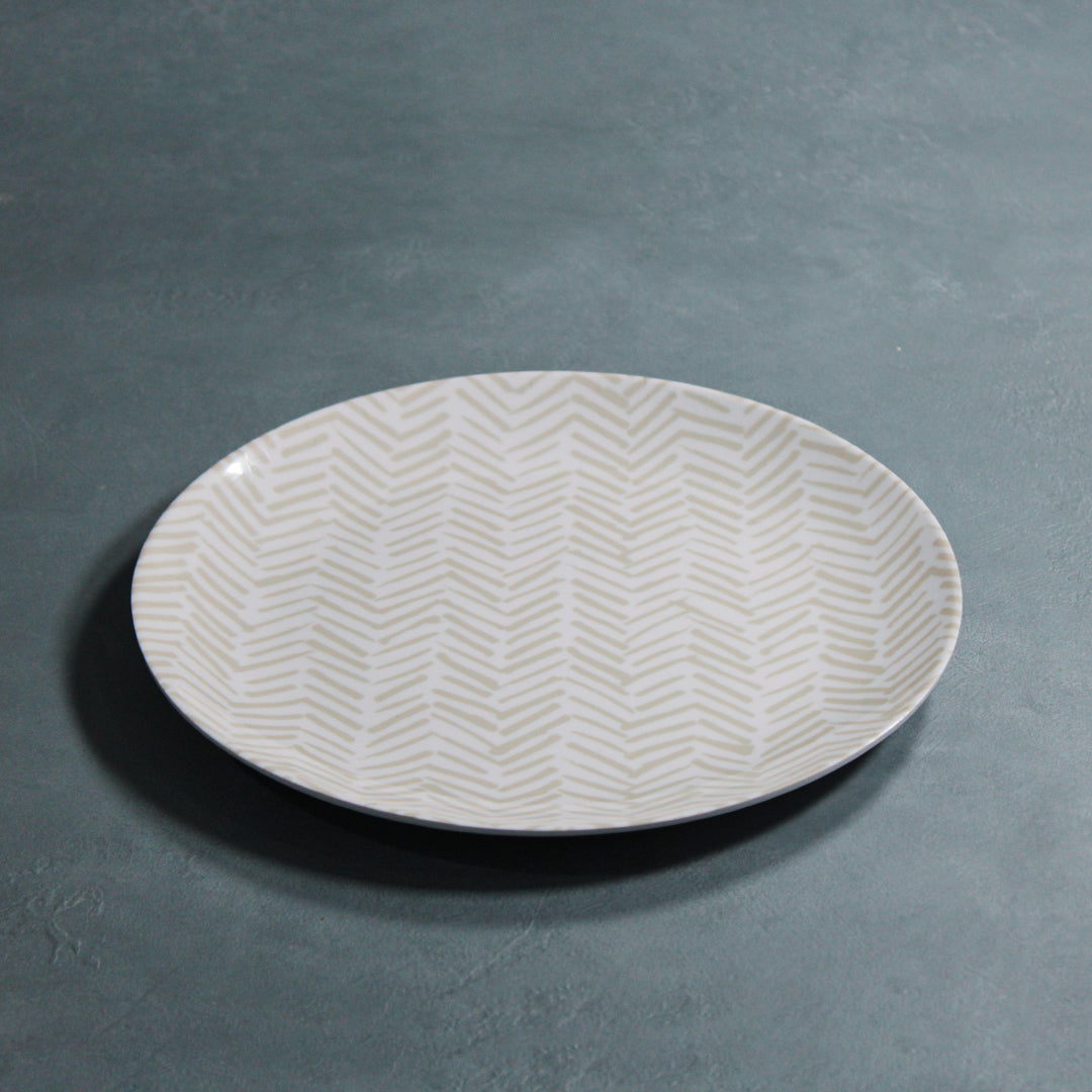 Round Plate (Sandstone) – Five Star Melamine