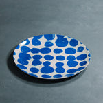 Dinner Plate (Sapphire Spots)