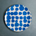 Dinner Plate (Sapphire Spots)