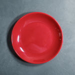 Small Round Plate (Red)