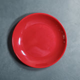 Small Round Plate (Red)
