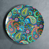 Dinner Plate (Blue Mehendi)