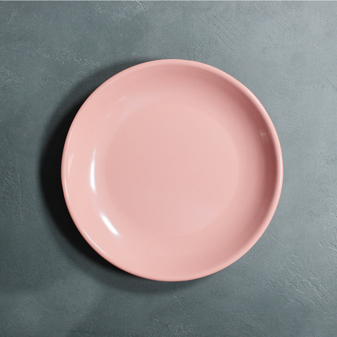 Small Round Plate (Pink) – Five Star Melamine