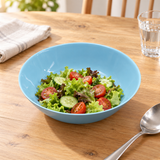 600ml Round Bowl (Light Blue)