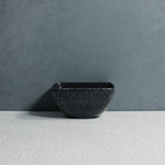 Square Dessert Bowl (Black Granite)