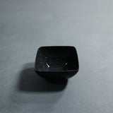 Square Dessert Bowl (Black Granite)