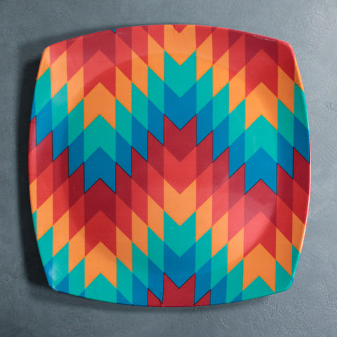 Dinner Plate (Chevron Fiesta)