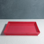 Square Platter 10" x 10" (Red)