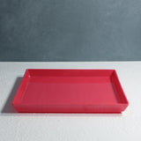 Square Platter 10" x 10" (Red)