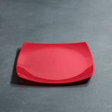 Small Square Plate (Red)