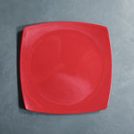 Small Square Plate (Red)