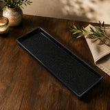 13" x 4.5" Rectangle Platter (Black Granite)