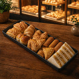 13" x 4.5" Rectangle Platter (Black Granite)