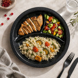 10" Divided Plate (Black Granite)