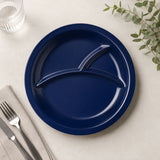 10" Divided Plate (Blue)